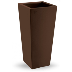 Cache pot quadrato in resina 'Genesis' h. 70 cm. Bronzo en oferta