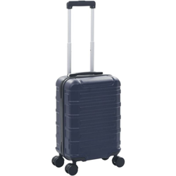 Trolley a Custodia Rigida Blu Marino in ABS - Blu - Vidaxl en oferta