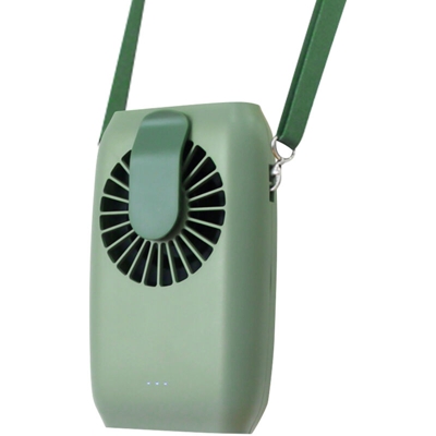 Ventilatore a collo sospeso con funzione Power Bank Ventilatore portatile portatile Mini ventilatore da tavolo ricaricabile Ventola di raffreddamento