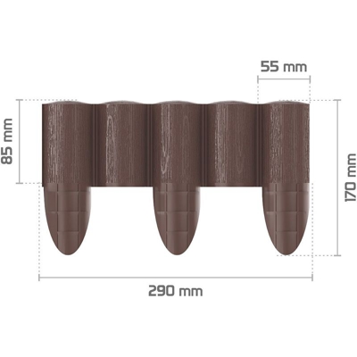 Koi Garden - Bordatura palizzata da giardino 5elementi