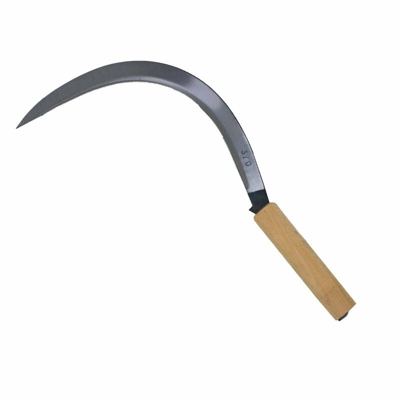 Falciola dentata per cereali '2501' in acciaio forgiato a mano 'Made in Italy' -N.4 30 cm x 2.2 cm