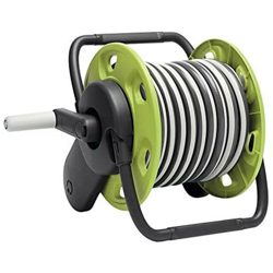 Tubo da Giardino Pompa Acqua 15mt con Avvolgitubo Portatile e Pistola Getto Verd en oferta