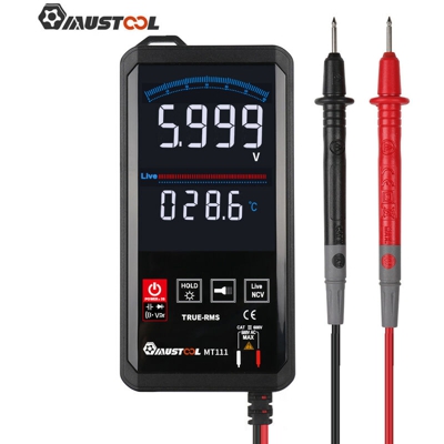 Drillpro - [MUSTOOL MT8206 / 111] Multimetro LED portatile professionale Oscilloscopio Tensione / Corrente / Resistenza Strumenti di test per