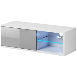 Porta Tv Moderno Azalia Led Bianco / grigio Lucido 100cm características