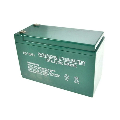 RICAMBIO BATTERIA AL LITIO 12 Volt - 8 Ah PER POMPA A ZAINO/SPALLA