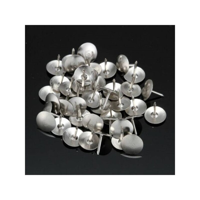 Set 120 Pezzi Punesse Puntine Da Disegno Scuola Ufficio Silver