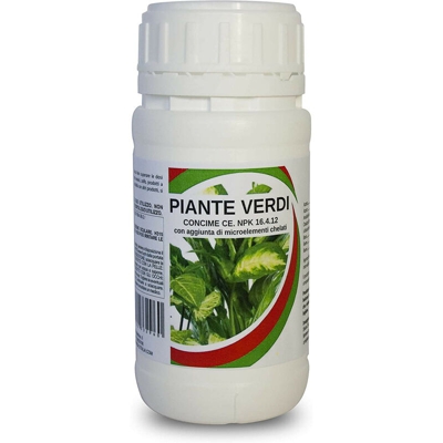 Concime Liquido con Azoto Fosforo Potassio Fertilizzante Piante Verdi | 250 Ml
