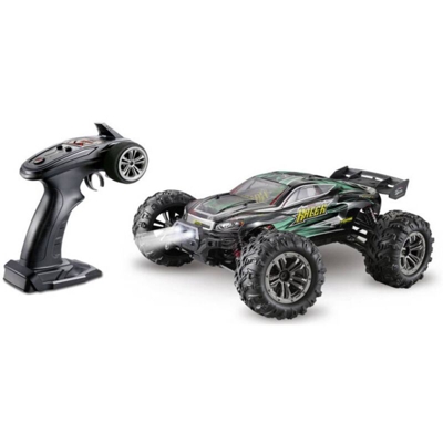 Racer Nero, Verde Brushed 1:16 Automodello Elettrica Truggy 4WD RtR 2,4 GHz incl. Batteria e cavo di ricarica - Absima