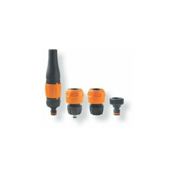 Kit Lancia Giardino + 2 Raccordi Portagomma Aperto Acquastop + Rubinetto GF en oferta