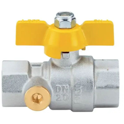 Valvola a sfera per Gas Top Test FF 3/4 con farfalla S1437N35 - Enolgas características