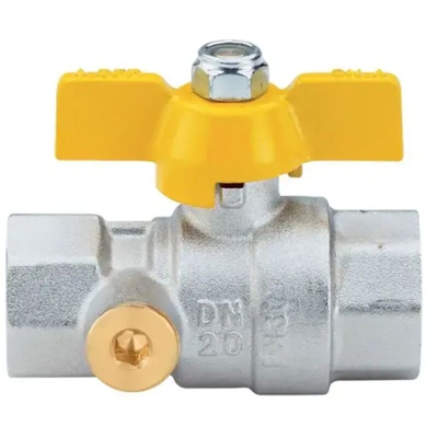 Valvola a sfera per Gas Top Test FF 3/4 con farfalla S1437N35 - Enolgas
