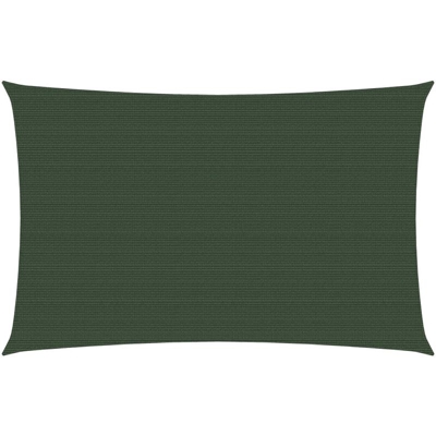 Vela Parasole 160 g/m2 Verde Scuro 2x4 m in HDPE - Verde - Youthup