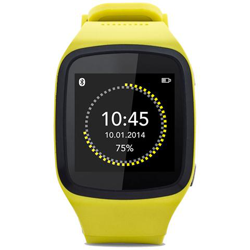 Smartwatch ZeSplash Resistente all’acqua Display 1.54'' Bluetooth con Funzione Contapassi Giallo - Europa características