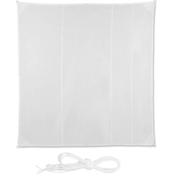 Tenda a Vela Quadrata, Idrorepellente, Anti UV, con Corde di Supporto, Terrazza e Giardino, LxP: 5x5 m, Bianca características