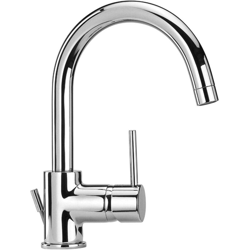 Rubinetto Miscelatore Lavabo A Canna Alta E Lunga Girevole Salice en oferta