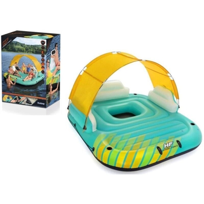 Isola Gonfiabile per 5 Persone Sunny Lounge 291x265x83 cm - Multicolore - Bestway