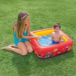 Piscina baby Cars quadrata en oferta