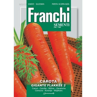 Semi ortofrutta 'Carota gigante Flakkèe' 3 pz.