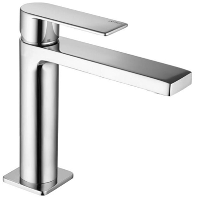 Miscelatore per lavabo senza piletta di scarico Tango TA071 | Senza piletta di scarico - Steel Looking - Paffoni