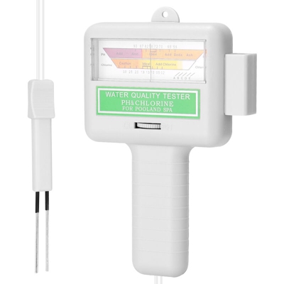 Rilevatore di qualita dell'acqua per piscine CL2 e PH pc101