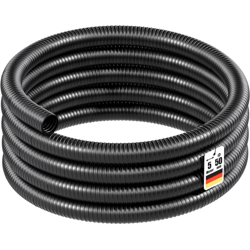 Wiltec - Tubo per laghetti a spirale spiralato per aspirazione 5 m 50 mm (2') nero características