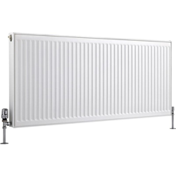 Hudson Reed Eco Radiatore Termoarredo a Piastra Type 11 - Termosifone Convettore Bianco - 1560W - 600 x 1400mm - Riscaldamento ad Acqua Calda en oferta