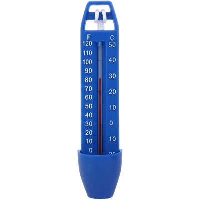 cordino blu con galleggiante piscina termometro 17 centimetri