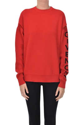 Designer logo pullover