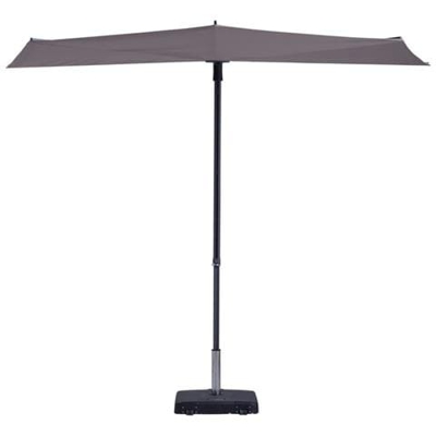 Ombrellone Da Balcone Sun Wave 300x150cm Grigio Talpa Pac3p015