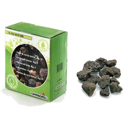 Infinity - pietra lavica per barbecue grill grigliata cartone da 2,7 kg vir 2440023