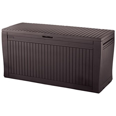 Cassapanca Keter Effetto Legno Comfy Brown 116X44X57H 270Lt.