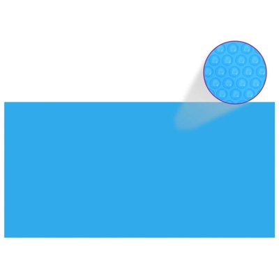 vidaXL Copertura per Piscina Blu 975x488 cm PE - Blu