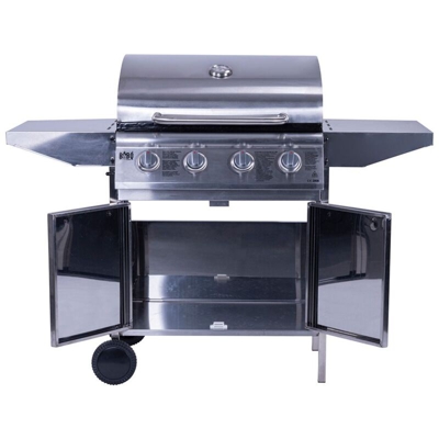 Galileo - BARBECUE A GAS 4 BRUCIATORI IN ACCIAIO