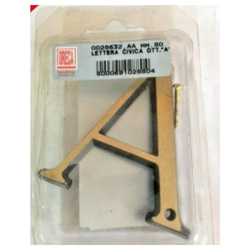 Oreca - Lettere Civica "A" In Ottone Satinato 80Mm en oferta