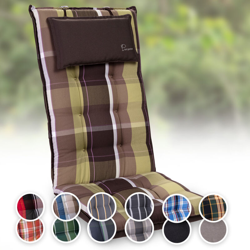 Blumfeldt - Sylt, Imbottitura, Schienale Alto, Sedia da Giardino, Poggiatesta, Poliestere, 50x120x9cm características