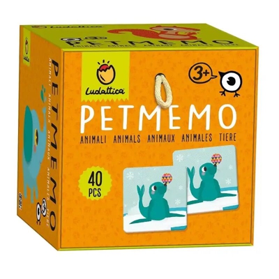 Lgvshopping - 20 Coppie Tesserine degli Animali Gioco della Memoria Concentrazione Bambini