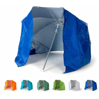 Ombrellone mare portatile molto leggero alluminio spiaggia tenda 160 cm Piuma | Blu