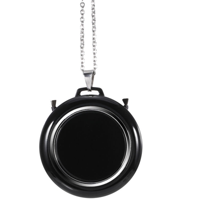 Collana con cavezza purificatore d'aria nera