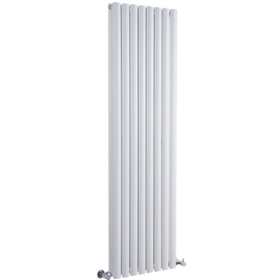 Hudson Reed Revive Radiatore Termoarredo di Design Verticale Moderno - Termosifone con Finitura Bianca - Design a Colonna - 1780 x 472 x 78mm - 1868W