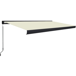 Tenda a Cassonetto Manuale 500x300 cm Crema - crema - Vidaxl en oferta