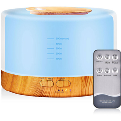 Umidificatore d'aria acustico ad ultrasuoni U-l da 500 ml Diffusore di aromi Creatore di nebbia Connessione collegata BT Lettore musicale con precio