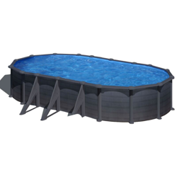 GRE Granada 730x375xh132 cm Piscina fuoriterra ovale struttura in acciaio 28 m³ características