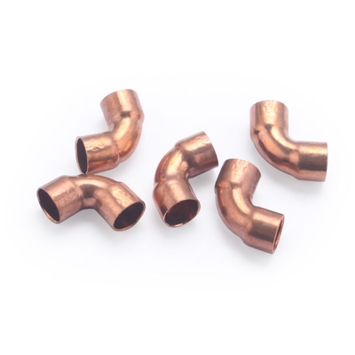 Raccordo a gomito in rame a saldare, 90°, piccolo raggio, doppio femmina, uguale, ø12, 5 pezzi NOYON & THIEBAULT