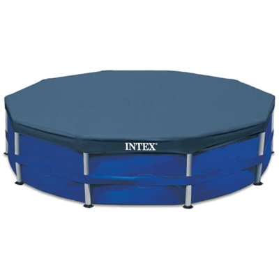 Intex Copertura per Piscina Circolare 457 cm 28032 - Blu