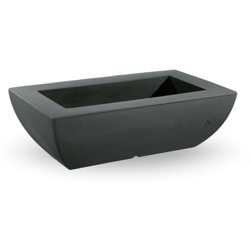 Fioriera rettangolare in resina 'Genesis' 70 cm. Antracite características