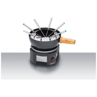 Servizio Fonduta in Ghisa 8 Pezzi Colore Nero - FO 1.1