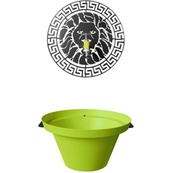 Fontana da Parete LEONE Verde - Aquajet características