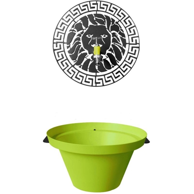 Fontana da Parete LEONE Verde - Aquajet