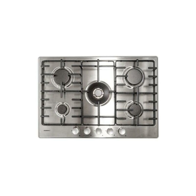 RHW75WSX Piano cottura a gas Griglie in ghisa 5 Fuochi 75 cm Inox - Rosieres
