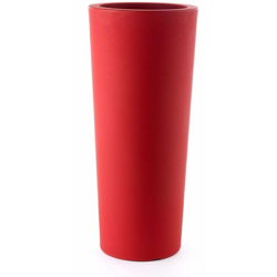 Vaso cilindro Schio Cono Essential in resina da giardino per fiori e piante. -70 cm / Rosso Cardinale precio